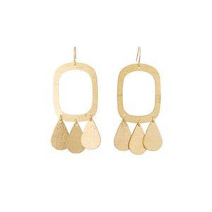 NWT Anthropologie Serefina Square Dangle Earrings